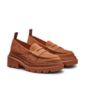 G.H. Bass Platform Lug Loafers